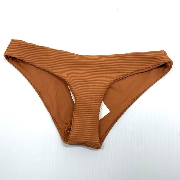 L Space Women's Ribbed Sandy Classic Bikini Bottom Size Small - Picture 2 of 7